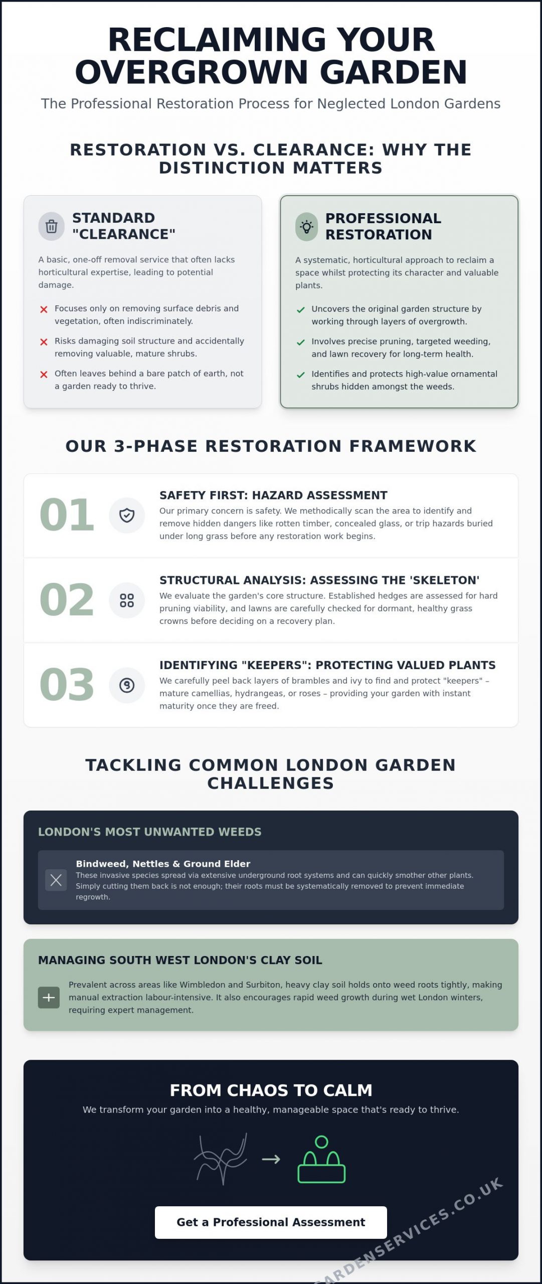 Overgrown Garden Maintenance in London: A Guide to Restoration